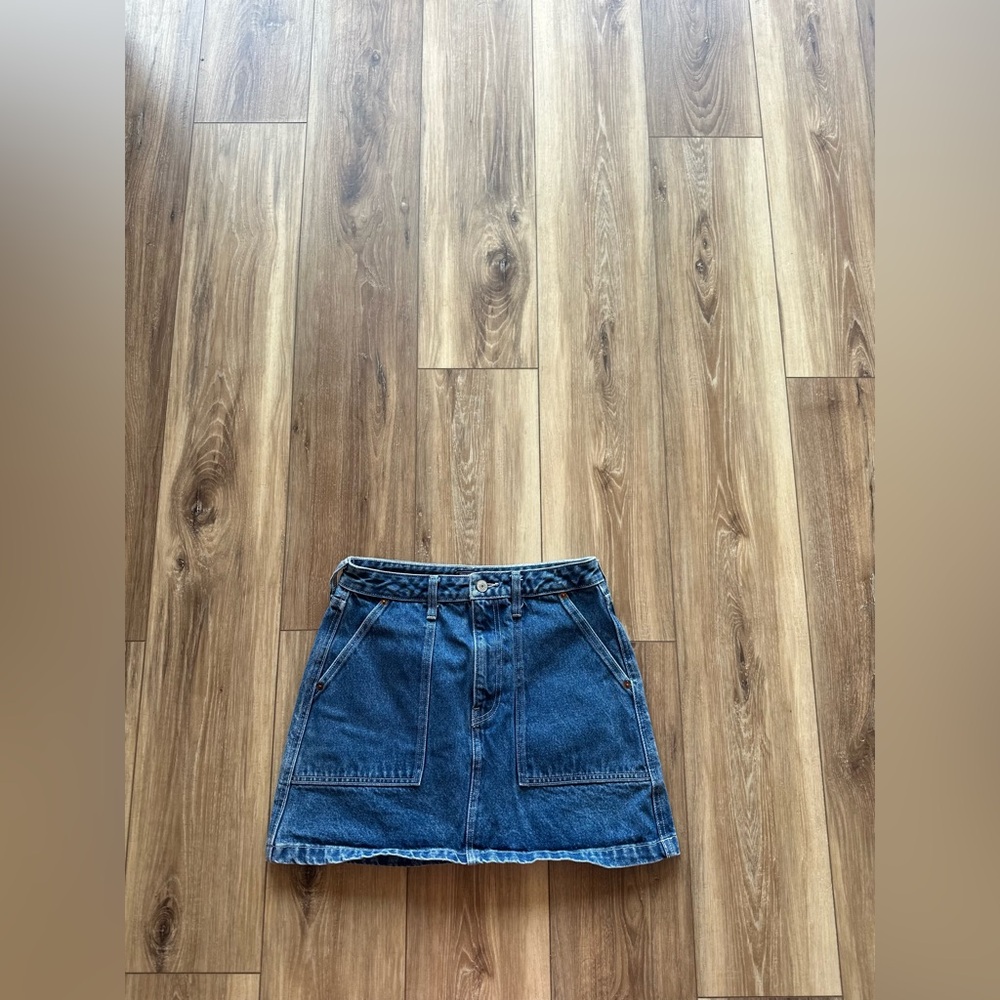Abercrombie & Fitch Denim High Rise Skirt - Picture 2 of 4